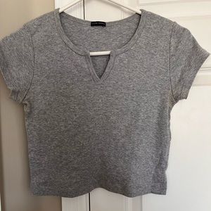brandy melville cropped tee